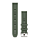 Quickfit 22 Watch Straps Pine green silicone strap